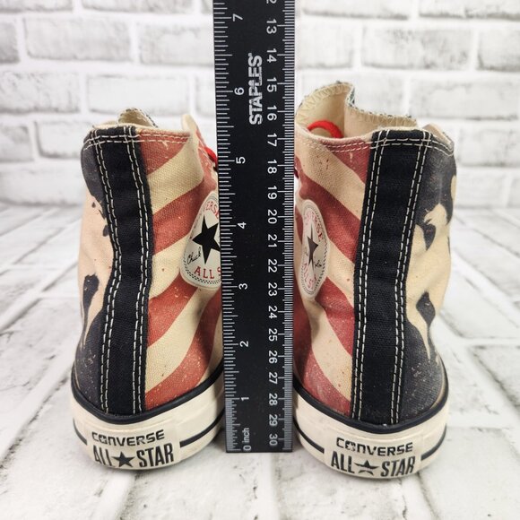 Converse CTAS Vintage American Flag Women's Size 9 Men's 7 High Top Shoe Comfort - Picture 5 of 11